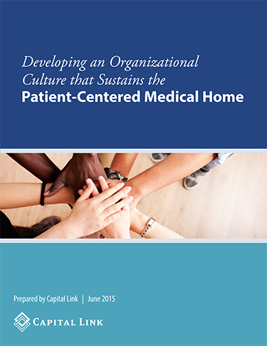 Developing an Org Culture that Sustains the PCMH cover